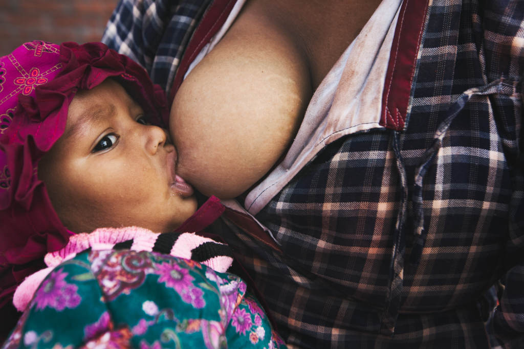 breastfeeding baby